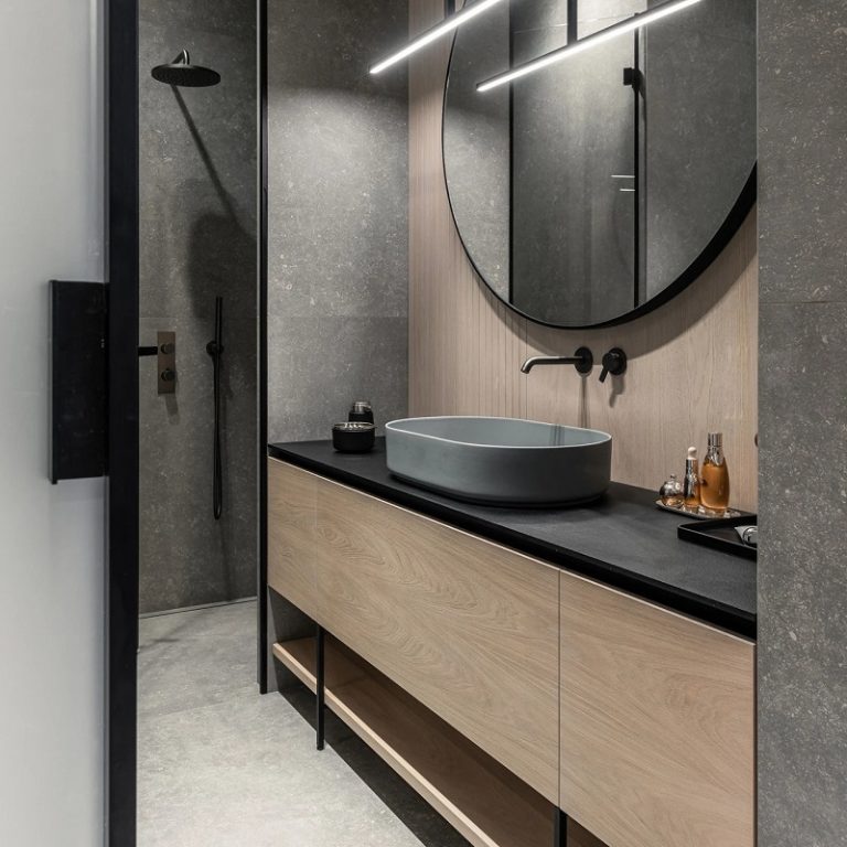 Wood Veneer Bathroom Wall Cabinet Bathroom Mirror Cabinets Bathroom ...